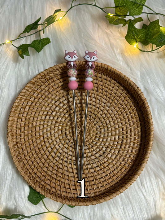 Paire d’Amistick – Renards 🦊