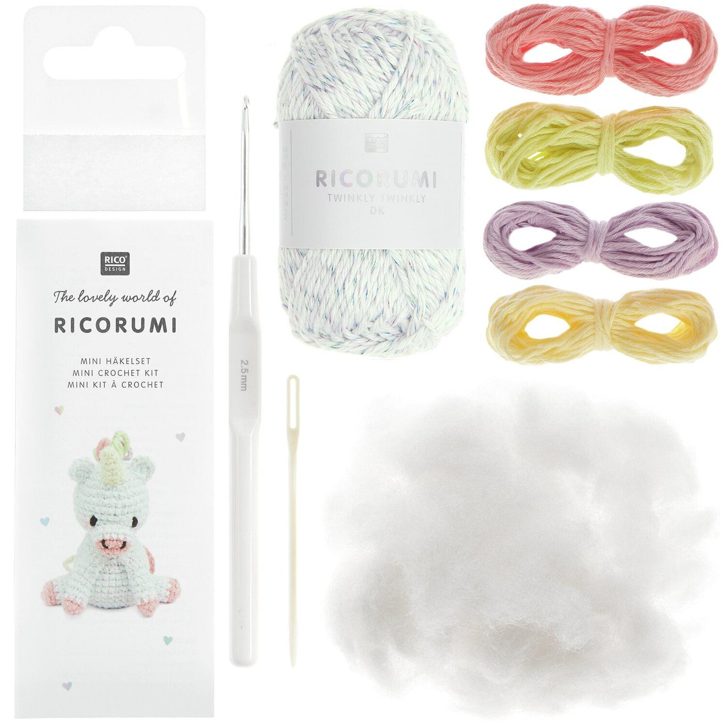 Kit de crochet Ricorumi Mini Easy - Licorne