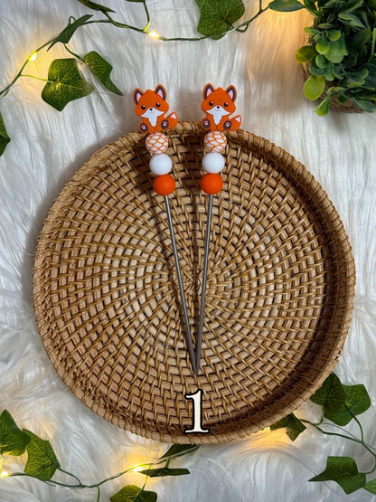 Paire d’Amistick – Renards 🦊