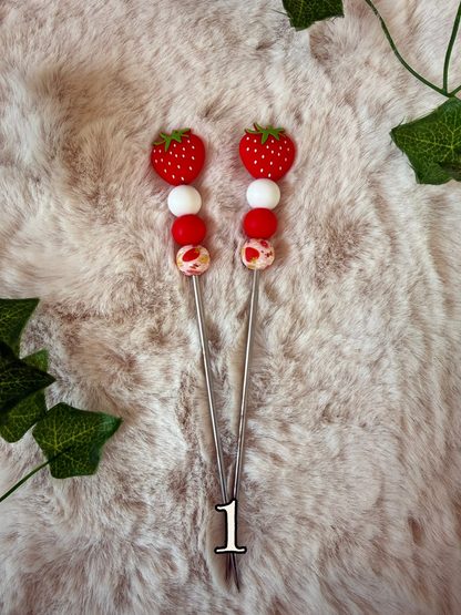 Paire d’Amistick – Fraise 🍓