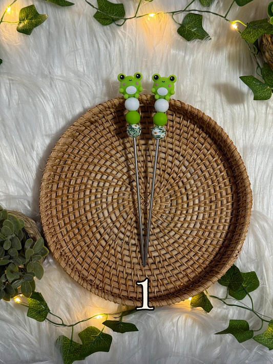 Paire d’Amistick – Grenouilles 🐸