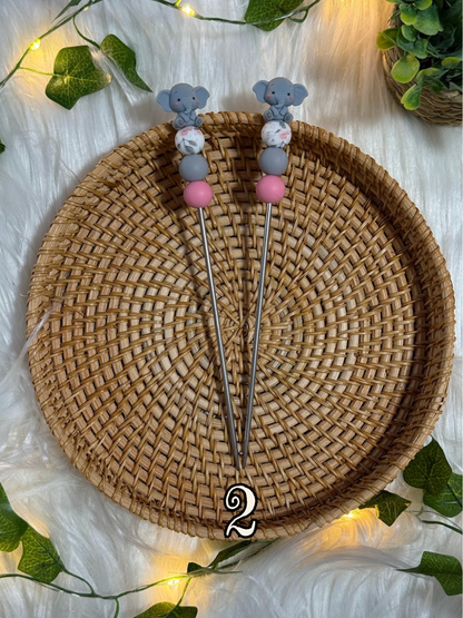 Paire d’Amistick – Éléphant 🐘