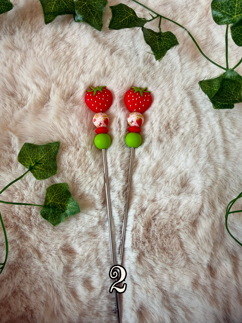 Paire d’Amistick – Fraise 🍓