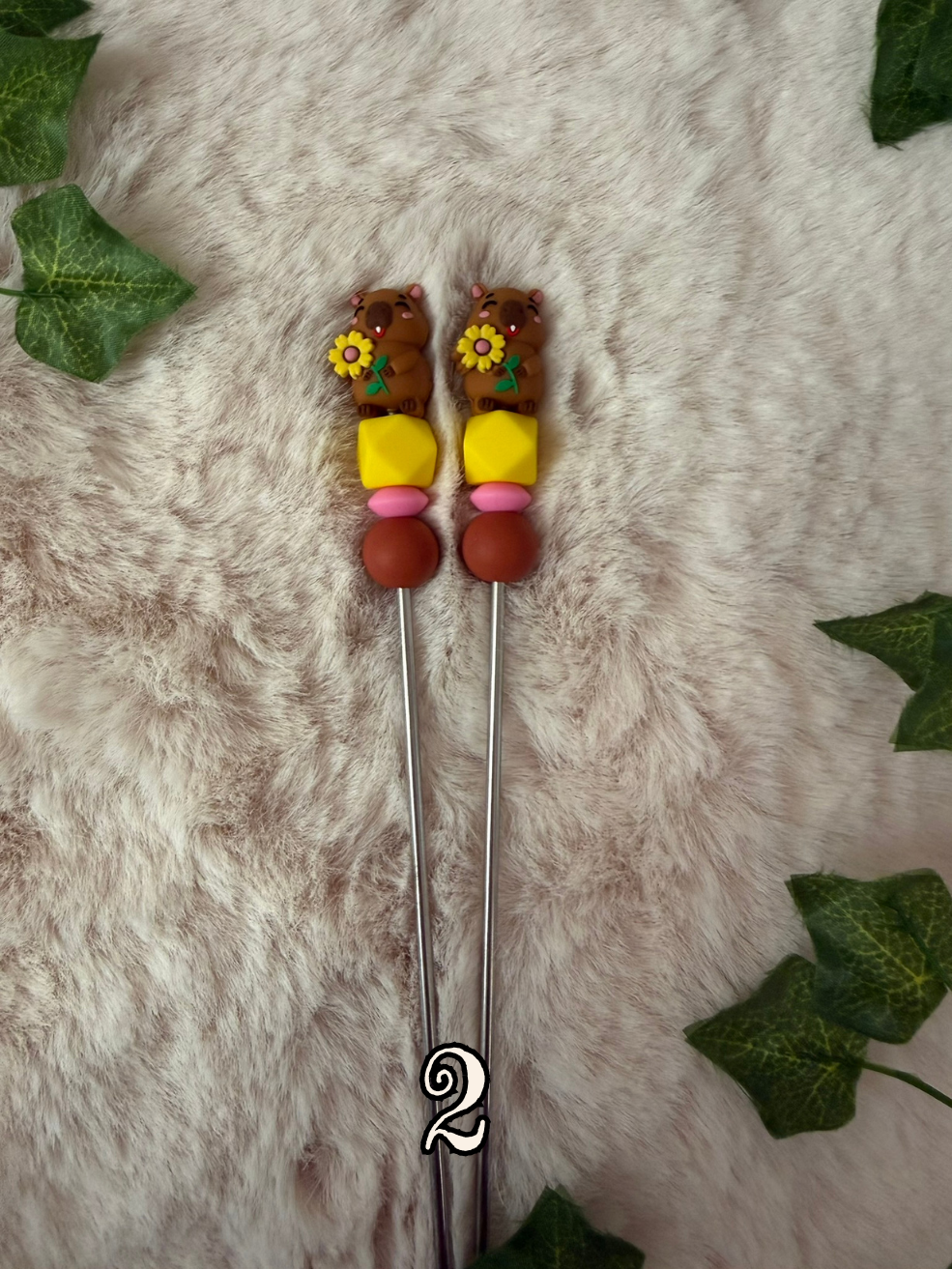 Paire d’Amistick – Capybara ✨