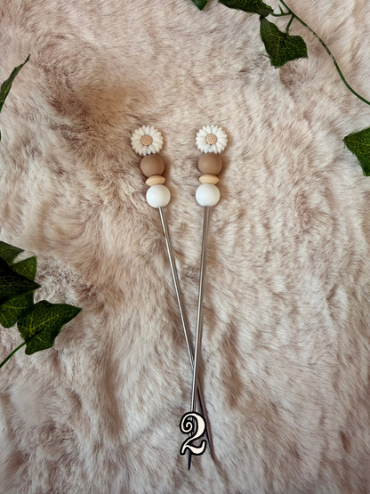 Paire d’Amistick – Fleur 🌸