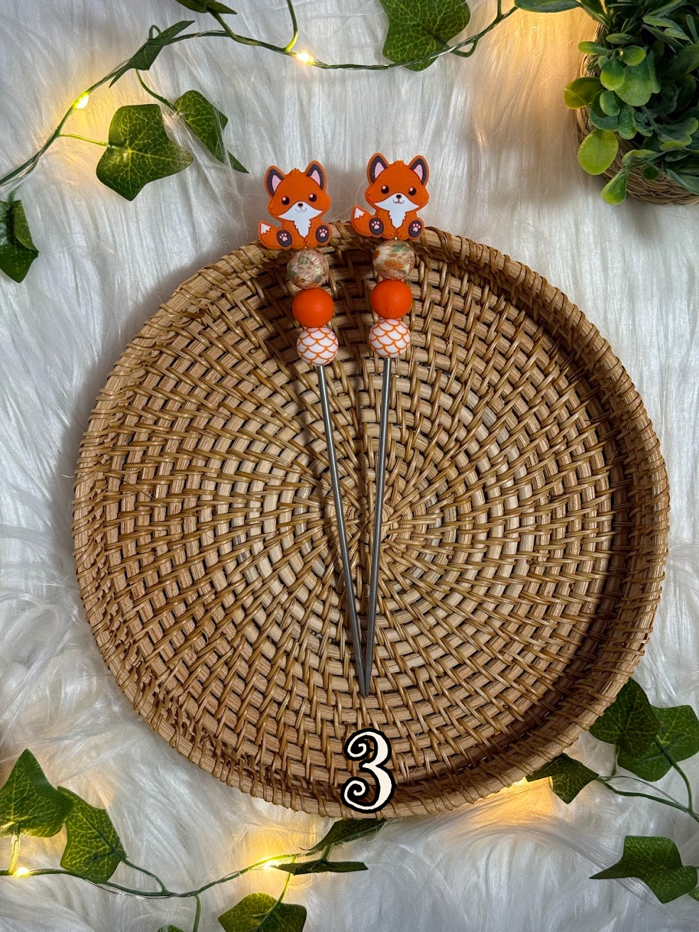 Paire d’Amistick – Renards 🦊