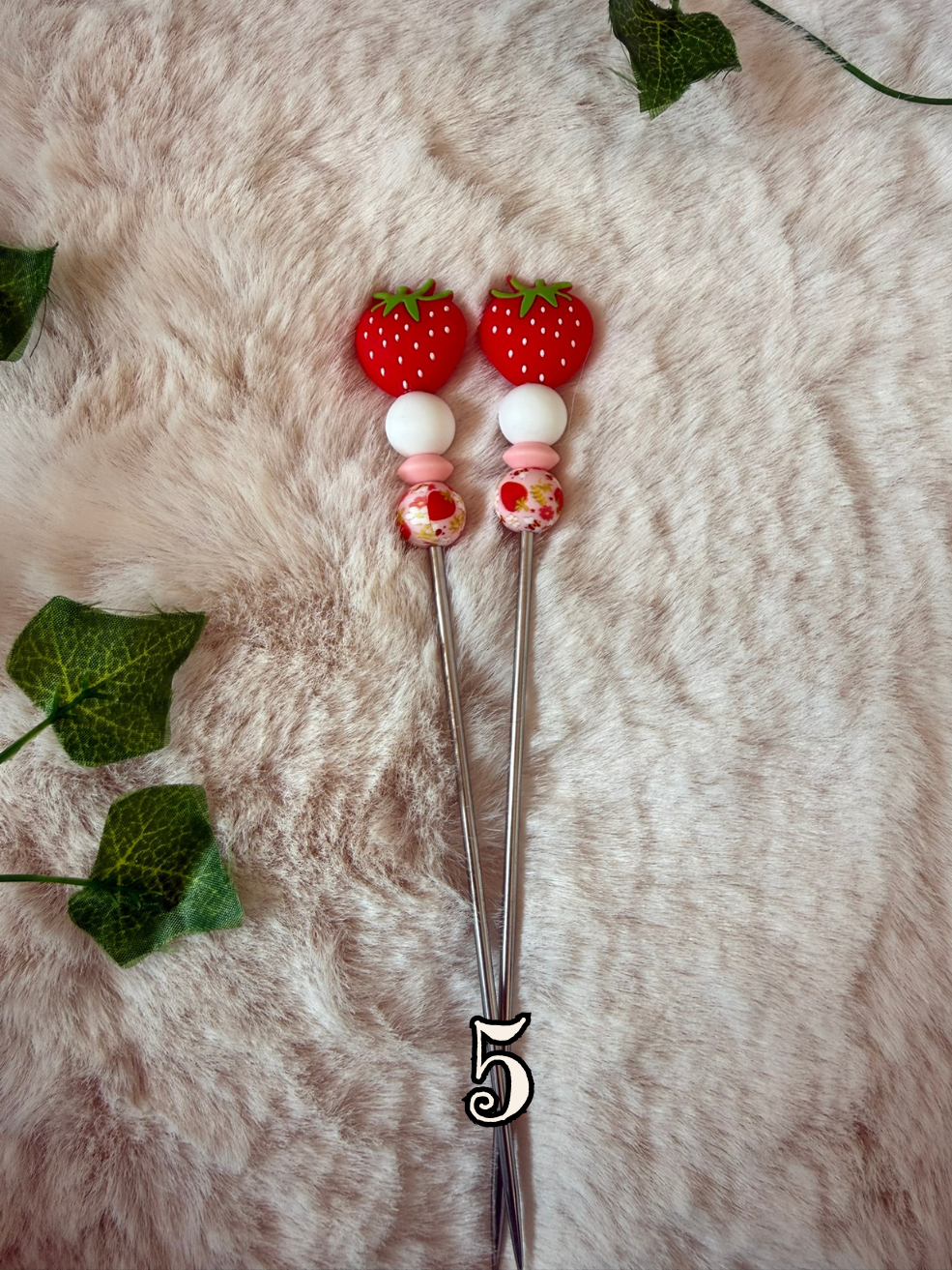 Paire d’Amistick – Fraise 🍓