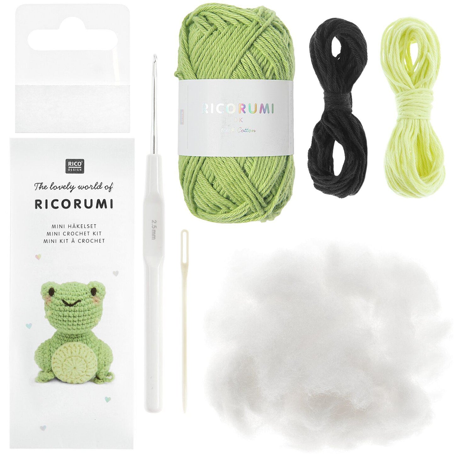 Kit de crochet Ricorumi Mini Easy - Grenouille