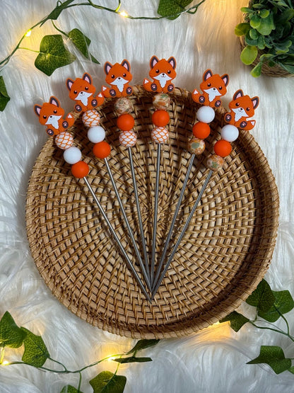 Paire d’Amistick – Renards 🦊