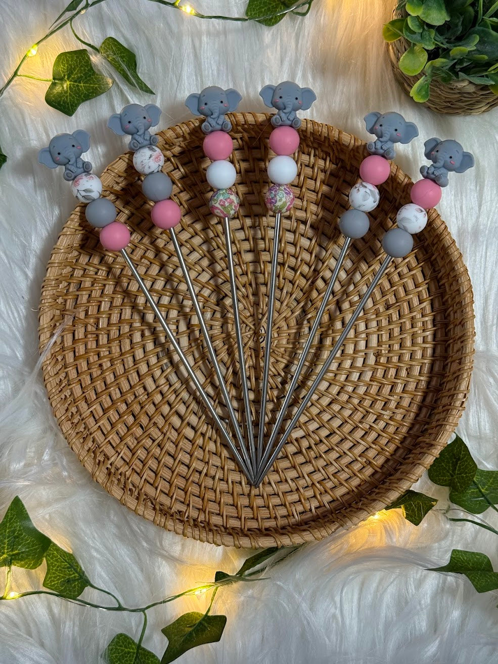 Paire d’Amistick – Éléphant 🐘